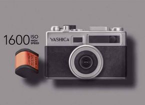 Yashica Y35 digiFilm: Filmlos mit Filmpatrone.